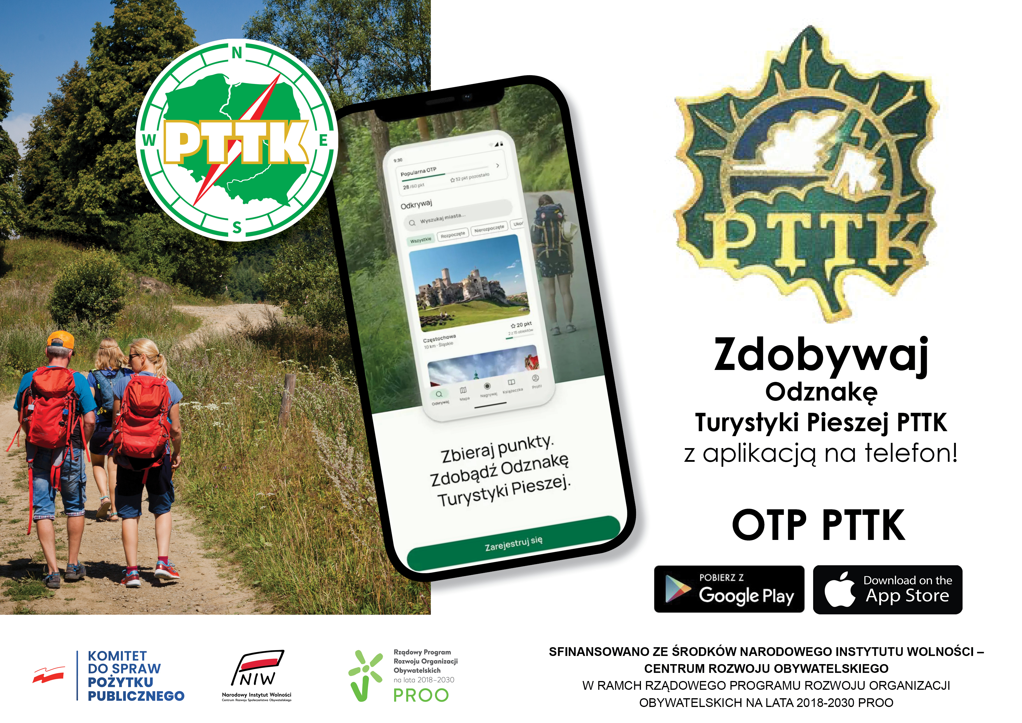 Oodznaki Turystyki Pieszej - Aplikacja (OTP)